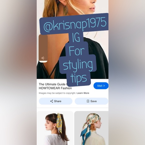 Urban Outfitters Floral Appliqué Headscarf - Picture 2 of 2